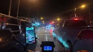 POV Scooter Ride from Krabi Town to Ao Nang Landmark Nightmarket on Honda ADV 160 Thailand 2025 4K60