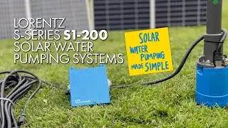 LORENTZ S Series: S1-200 Submersible Solar Water Pumping Systems.