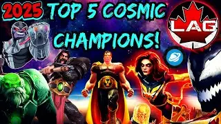 Top 5 BEST Cosmic Champions In Marvel Contest of Champions Ranked!! Summer 2025 (7⭐ Class Rankings)