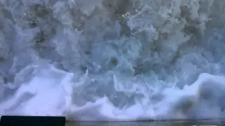 Churning waters