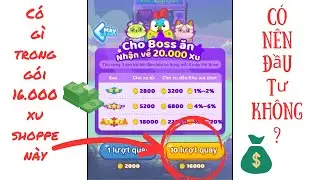 Shopee thú cưng - Có gì trong gói 16.000 xu Shopee này - Có nên đầu tư không? #gaming