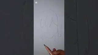 Easy Drawing of an anime girl 😁 wearing accessories 