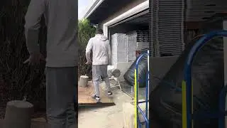 Testing the weight limit of plastic chairs
