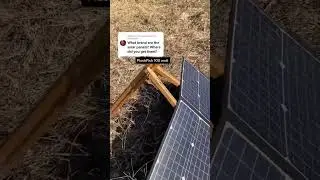Charging Flashfish 100W Portable Solar Panel in Great Sunny Day