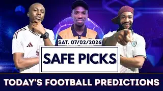 SATURDAYS SAFE BETTING PICKS [07/02/2026] | Today's Football Prediction to Stake and Win #prediction