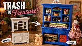 Trash to Treasure Sewing Cabinet Make-Over!