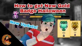 How to get New Gold Badge Halloween | Avakin Life Gameplay