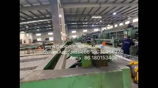 Gabion production line operating