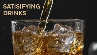 Satisfying Drink Pours ASMR 🍹 | Ice, Fizz & Slow Pour Sounds (No Talking)
