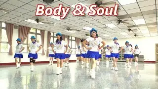 Body & Soul│Line Dance by Gary O'Reilly (IRE)│Demo & Walk Through║身體與靈魂│排舞│含導跳║4K