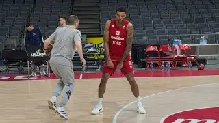 Trening Crvene zvezde pred utakmicu protiv Hapoela