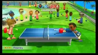 Wii Sports Resort: RJ vs. Zelda in Table Tennis (Match)