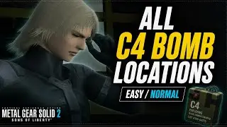All C4 Bomb locations on MGS2 Easy/Normal difficulty
