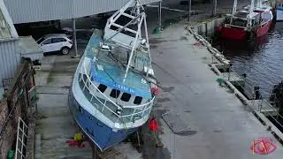Successful Salvage of the Trawler SN1 FREM W  North Shields Fish Quay