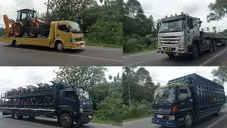 Truk Muatan Backhoe Shovel, Truk Trailer, Truk Pengangkut Motor, Truk Tronton, Truk Hino Modifikasi
