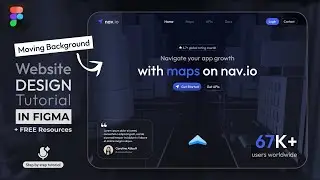 Animated 3D Figma Website Design || FREE Resources || DVxUI
