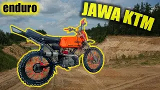 JAWA KTM Jeździ jak szalona | 🔥 TERROR na WSI | ENDURO