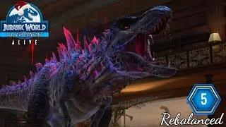 MORTEM REX Enhancement Track 5 Reactive -First Look! Jurassic World Alive beta