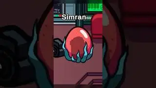 Simran got caught in 4k 😂! Among Us funny moments #shorts #amongus  #amongusfunnymoments