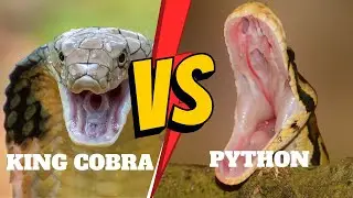 KING COBRA VS A PYTHON – WHO WILL WIN THE FIGHT?