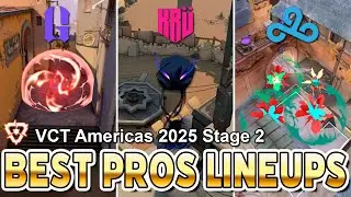 BEST LINEUPS USED BY PROS in VCT Americas 2025 Stage 2【 VALORANT 】