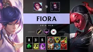 Fiora Mid vs Elise - KR Master Patch 25.17