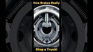 See How Truck Brakes Work💡#shorts