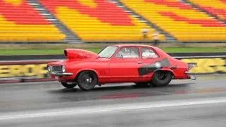 KAOS RACING V8 TORANA NEW PB 8.59 @ 157 MPH