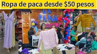 Ropa de $50 pesos de la paca ✅vámonos por gangas a La Paka Store 