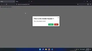 Create a Modal with HTML, CSS and JavaScript
