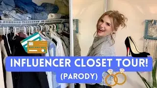 INFLUENCER CLOSET TOUR! Designer, Lingerie, Prada Bags & more!!