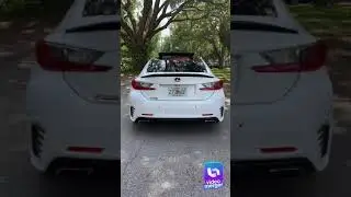 Lexus RC 200t - Muffler and Resonator Delete.