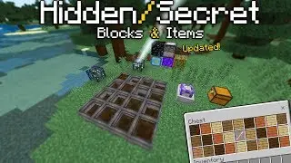 *НОВИНКА* Скрытые/секретные блоки в Minecraft Bedrock Edition (обновлено)