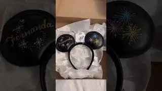 Customize Mickey Ears With Me @DisneyParks  🥰🐭#shorts