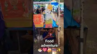 Thailand's BEST Sweet Pink Noodles & Dessert Cake (Weekend Market Vlog) #pinknoodles #yen_ta_fo 🇹🇭🍜🍰