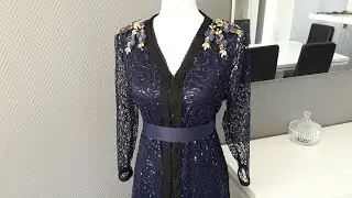 تفصيل خياطة قفطان ايفازي عصري ولا أروع لcréa dz باشتراك معcoudre caftan évasée créadz-houria mode