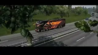MapaBR 5.5 + Paradiso G8 1800 DD Scania ModShop + Skin Exclusiva + Som  RafaSound | ETS2