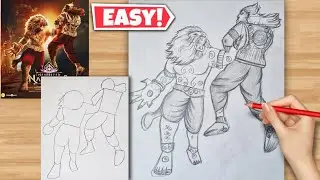 Mahavatar Narsimha movie Drawing | Narsimha drawing | Mahavatar Narsimha