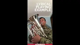 Demonstration of Lyrical Playing on the Euphonium: Rochut Etude #3