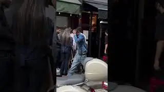 Travis Scott and Sheck Wes spotted at Paris #travisscott #sheckwes
