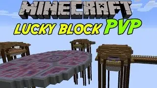 Minecraft: Lucky block PVP ARENA | VAD SYSSLAR DU MED?!  | Modded Mini-Game