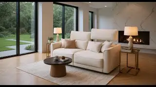 GALA 3er Stoffsofa - Schlankes Sofa mit Funktionen | Sofanella