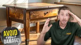 How to Protect a Table for Moving & Storage: Pro Technique, Use Pads & Rubber Bands!