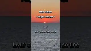 Night fever ~ Bee Gees ~ Lyrics ~ Video