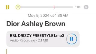Dior Ashley Brown - BBL Drizzy Freestyle