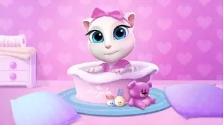 My Talking Angela Level 300 Vs. Level 3000 - Gameplay Great Makeover for Kids HD