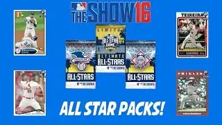 All Star Packs! Flashback Pull! 97 Robinson Cano - MLB The Show 16 Diamond Dynasty Pack Opening