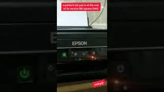 a printer's ink pad is at the end of its service life epson l360