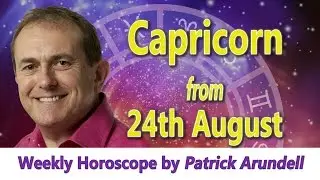 Capricorn Weekly Horoscope from 24th August 2015