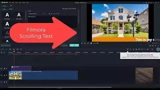 Filmora 9: How To Make a News Ticker - Scrolling Text